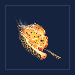 Skewered Crocodile Meat