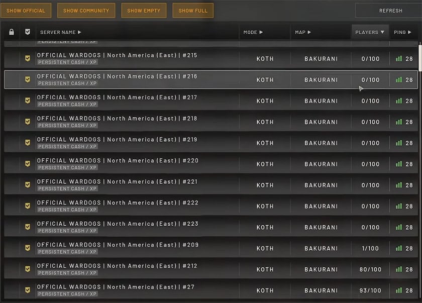 Wardogs Server