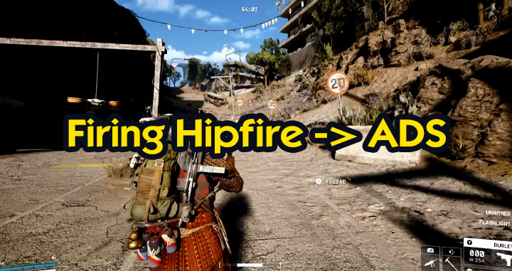 Firing Hipfire to ADS