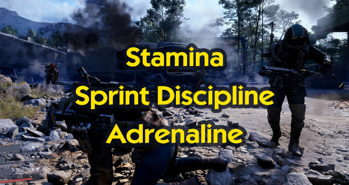Stamina, Sprint Discipline, Adrenaline