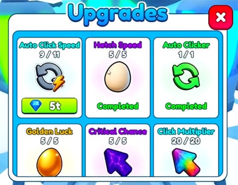 Upgrades