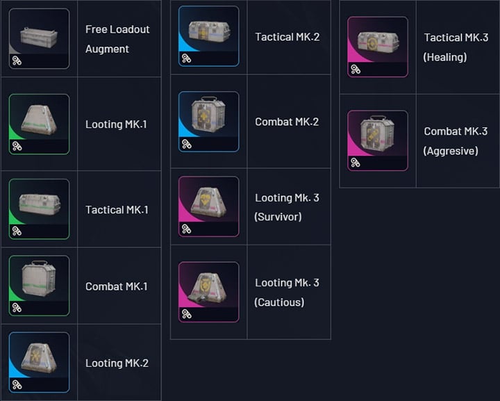 ARC Raiders Augments Screenshot
