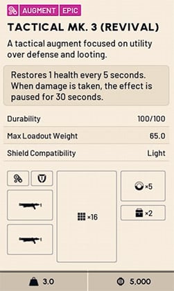 Tactical MK 3 (Revival) Details
