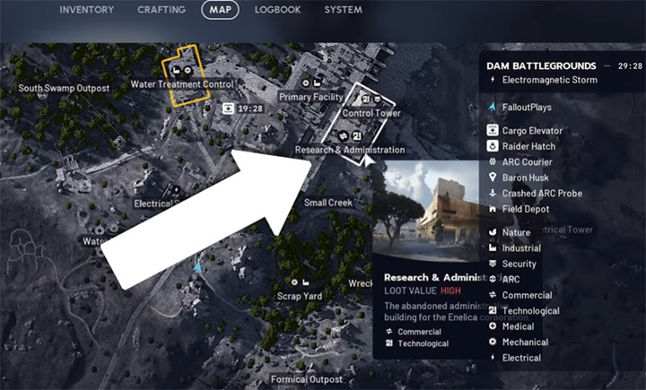 Arc Raiders Map Screenshots