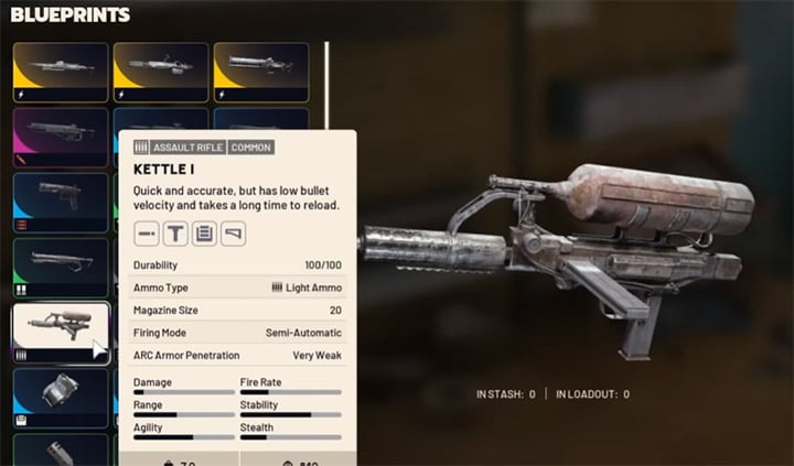 ARC Raiders Blueprints Screenshot