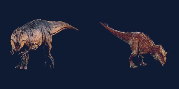 Giganotosaurus and Carcharodontosaurus