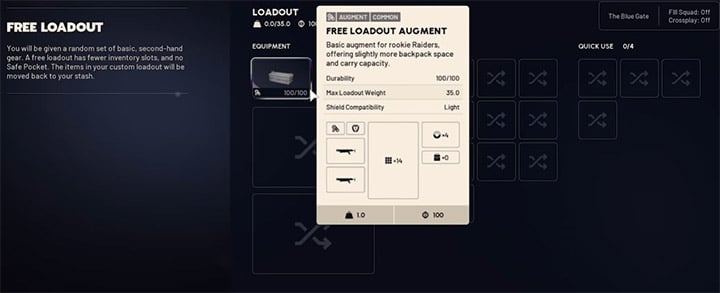 Free Loadout Screenshot