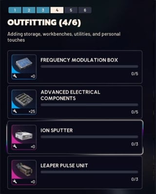 Outfitting Screenshot