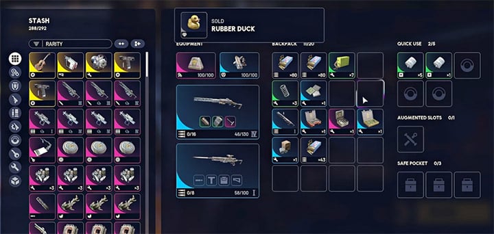 ARC Raiders Inventory Screenshot