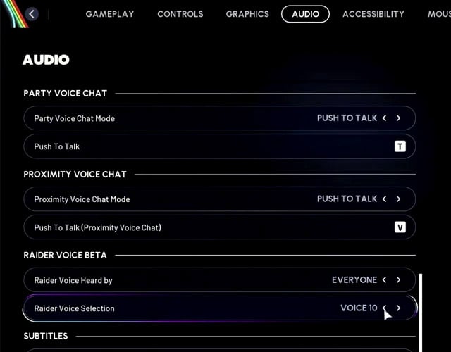 ARC Raiders Audio Screenshot