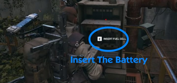 Insert The Battery