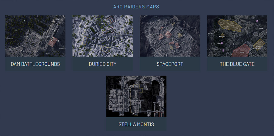 ARC Creator Interactive Map