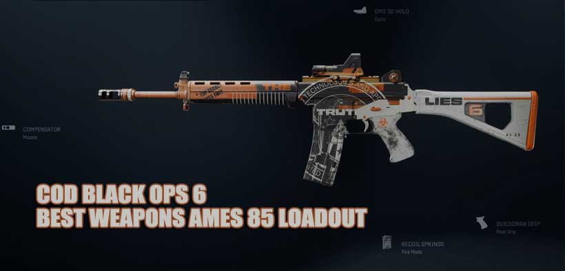 COD Black Ops 6 Best Weapons AS-85 Loadout For The Warzone