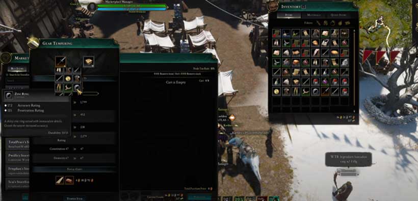 Ashes of Creation Weapon Tempering Works Guides