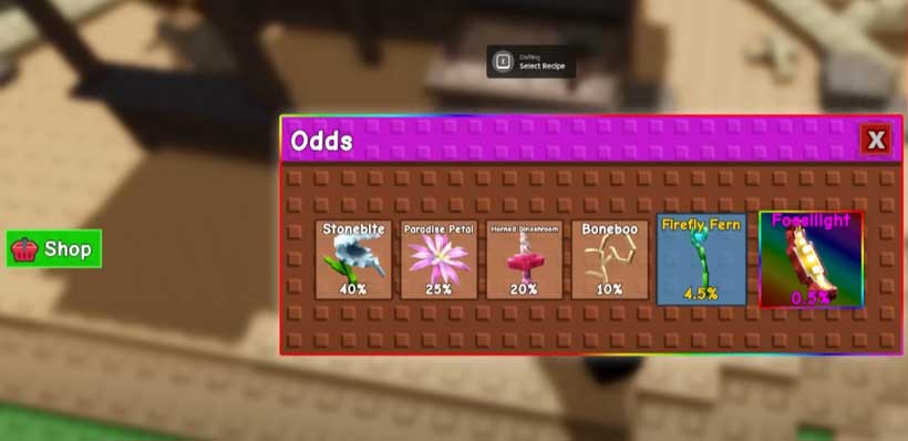 Grow a Garden Making Sheckles with Fossilight Seeds in Prehistoric Update
