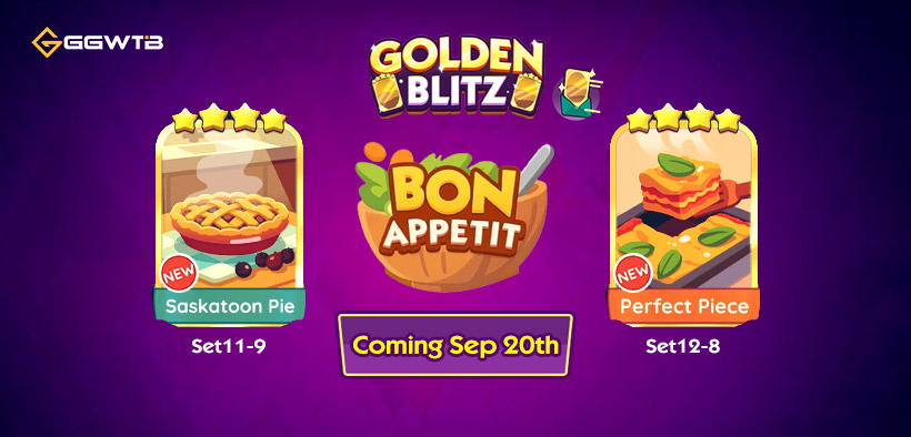 Monopoly Go Golden Blitz Event - Bon Appetit Album (8/27-10/15)