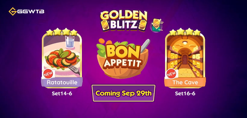Monopoly Go Next Golden Blitz: Ratatouille and The Cave Stickers Trading