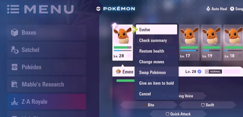 How to Get Every Eeveelution Fast in Pokemon Legends Z-A: Early-Game Routes, Rooftop Spawns