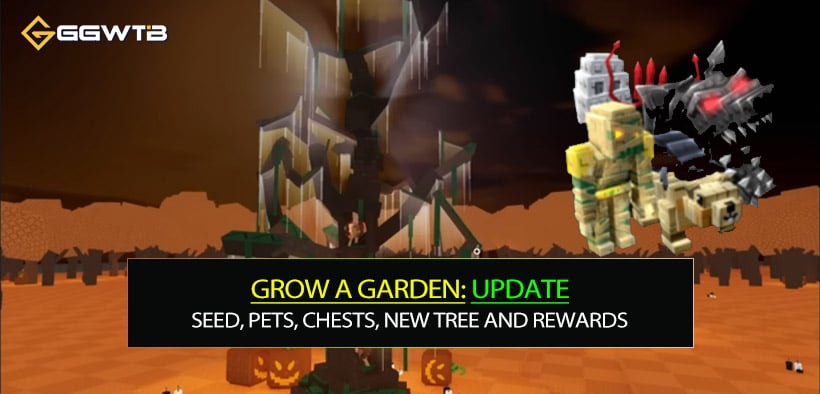 Grow a Garden Longest Halloween Update: Seed, Pets, Chests, New Tree and Rewards
