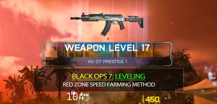 Black Ops 7 Fastest XP & Weapon Leveling: Red Zone Speed ​​Farming Method