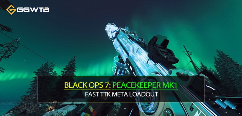 BO7 Peacekeeper MK1 Fast TTK Meta Loadout Gunfighter 8-Attachment