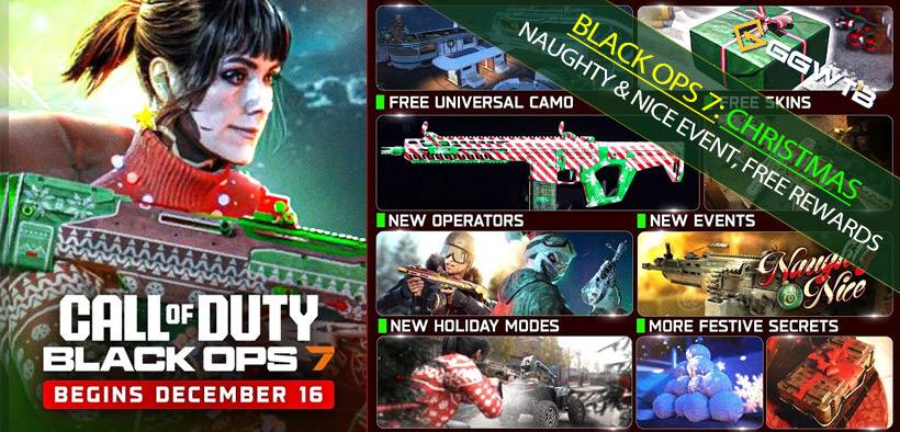 Black Ops 7 Christmas Update: Naughty & Nice Event, Free Rewards & Jingle Hells Survival