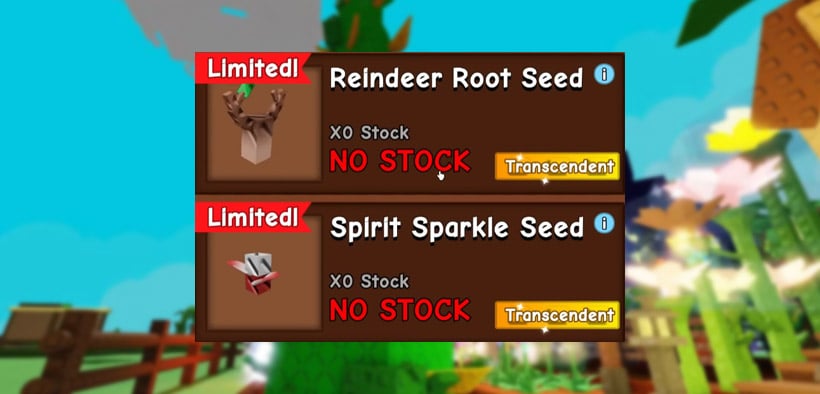 Grow a Garden Get Reindeer Root and Spirit Sparkle Easily Limited Seeds with Discord Stock Alerts