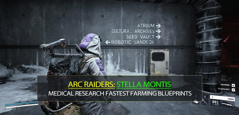 ARC Raiders Stella Montis Guides: Medical Research Fastest Farming Blueprints