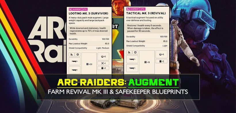 Arc Raiders Augment Farm Revival MK III & Safekeeper Blueprints (Optimized Looting + Fast Routes)
