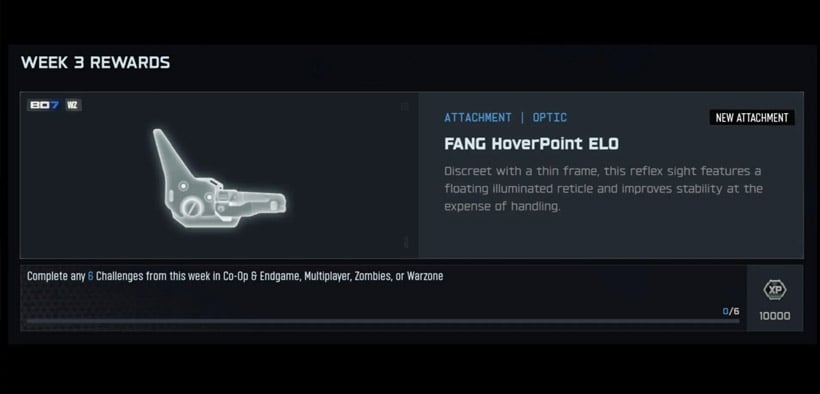 Black Ops 7 New Fang Hoverpoint ELO Attachment Zero Recoil Optic Guides