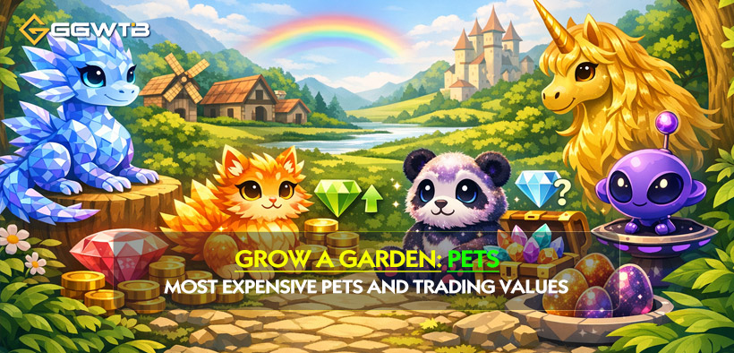 Grow a Garden Rarest Pets Guide: Most Expensive Pets and Trading Tokens Values