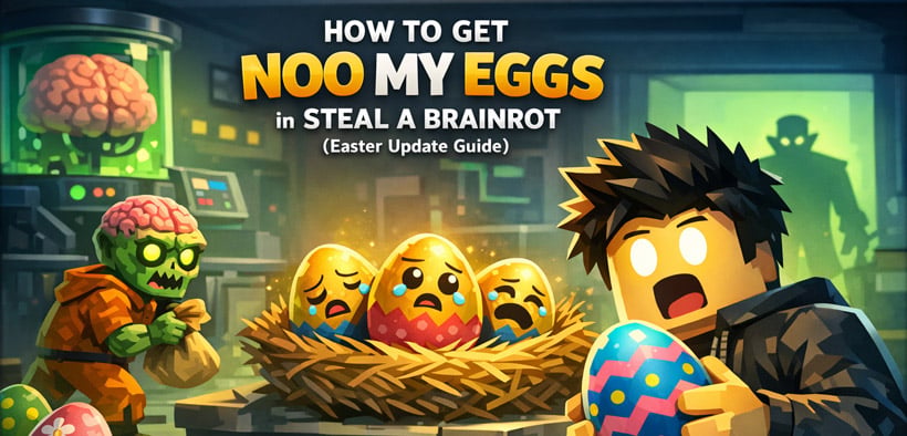How to Get NOO MY EGGS in Steal a Brainrot Easter Update?