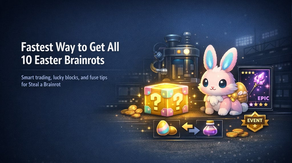 Steal a Brainrot Easter Guide: Fastest Way to Get All New Easter Brainrots