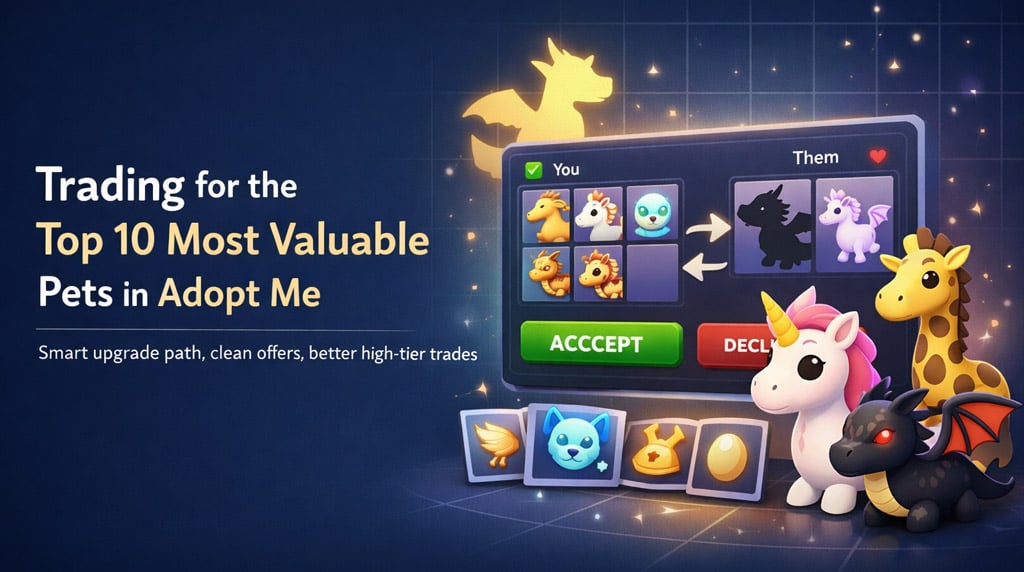 How We Trade Up for the Best Pets in Adopt Me?