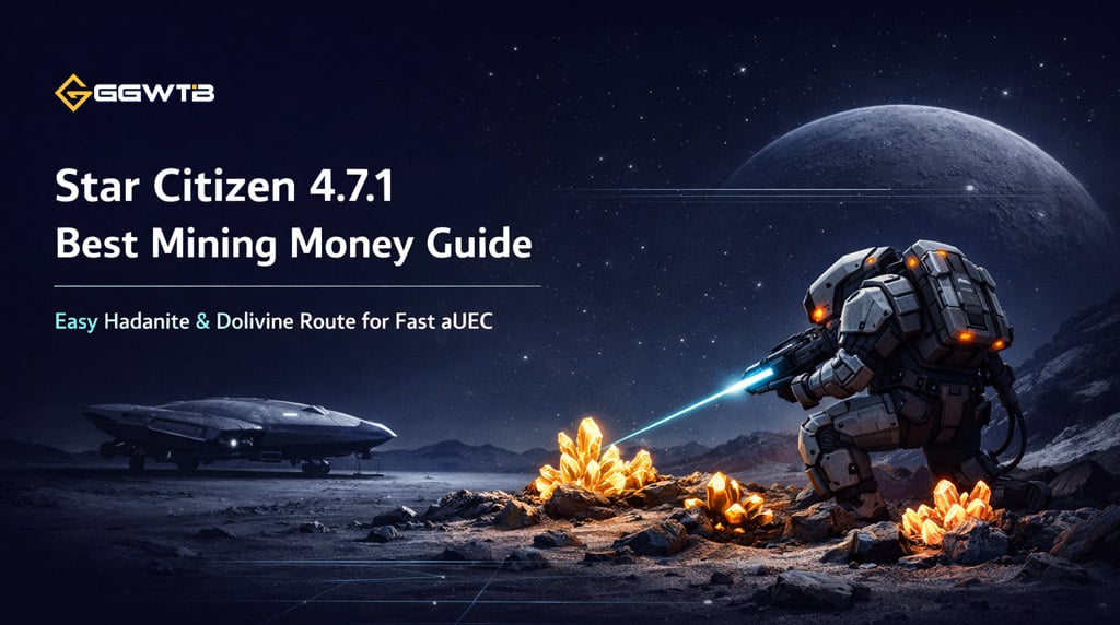 Star Citizen 4.7.1 Best Mining Money Guide: Easy Hadanite & Dolivine Route for Fast aUEC