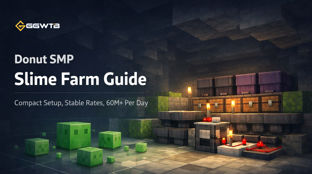 Donut SMP Slime Money Farm Guide: Compact Setup That Can Make 70M+ Per Day