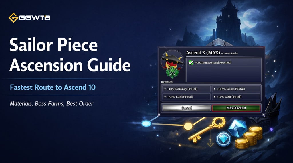 Sailor Piece Ascension Guide: Fastest Way to Get Ascend 10 and Farm Required Material