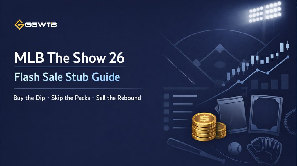 MLB The Show 26 Flash Sale Stub Guide: Best Way to Make Stubs Without Buying Packs