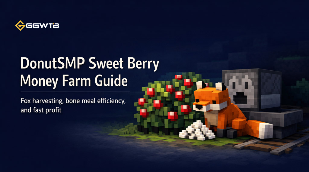 Donut SMP Sweet Berry Money Farm Guide: Best Fox Berry Method for Fast Profit