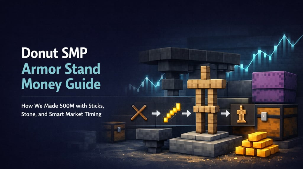 Donut SMP Armor Stand Money Farming Guide: Setup, Costs, and Profit Strategy