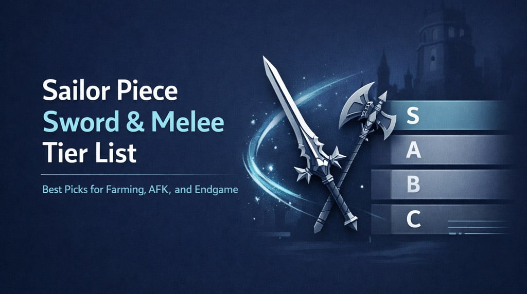 Sailor Piece Sword & Melee Tier List (2026): Best Weapons for Farming, AFK, and Endgame