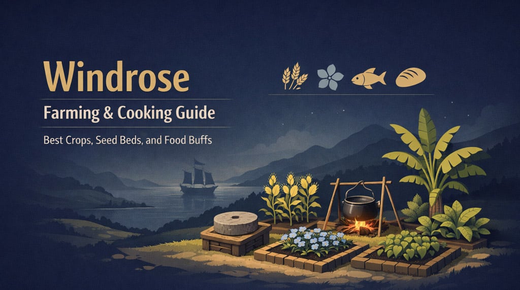 Windrose Farming and Cooking Guide: Best Crops, Seed Beds, and Strong Food Buffs