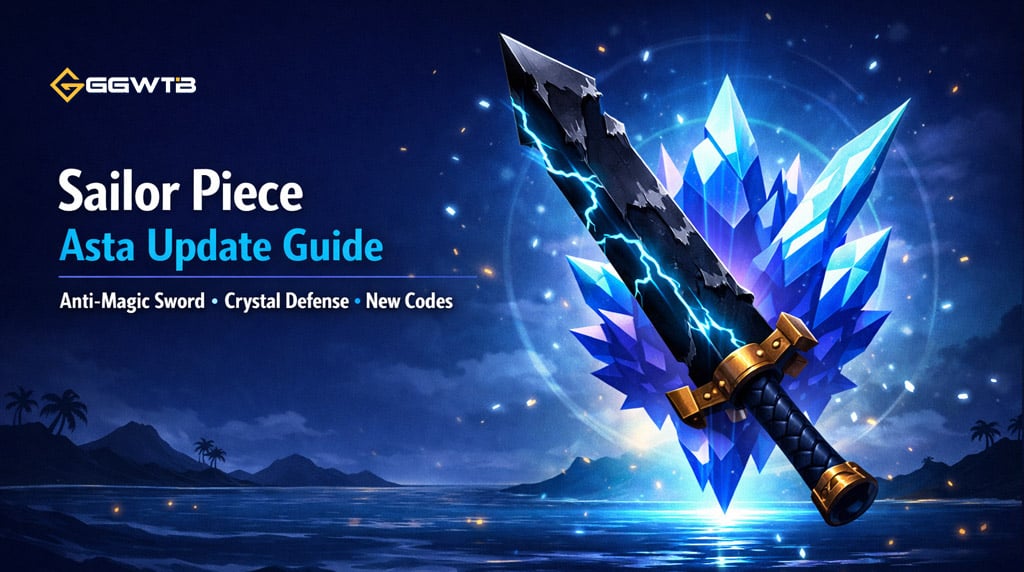 Sailor Piece Asta Update Guide: Get Anti-Magic Sword, Farm Crystal Defense, and Redeem Codes