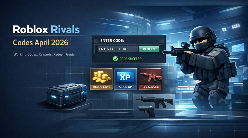 Rivals Redeem Codes April 2026: Working Codes, Rewards