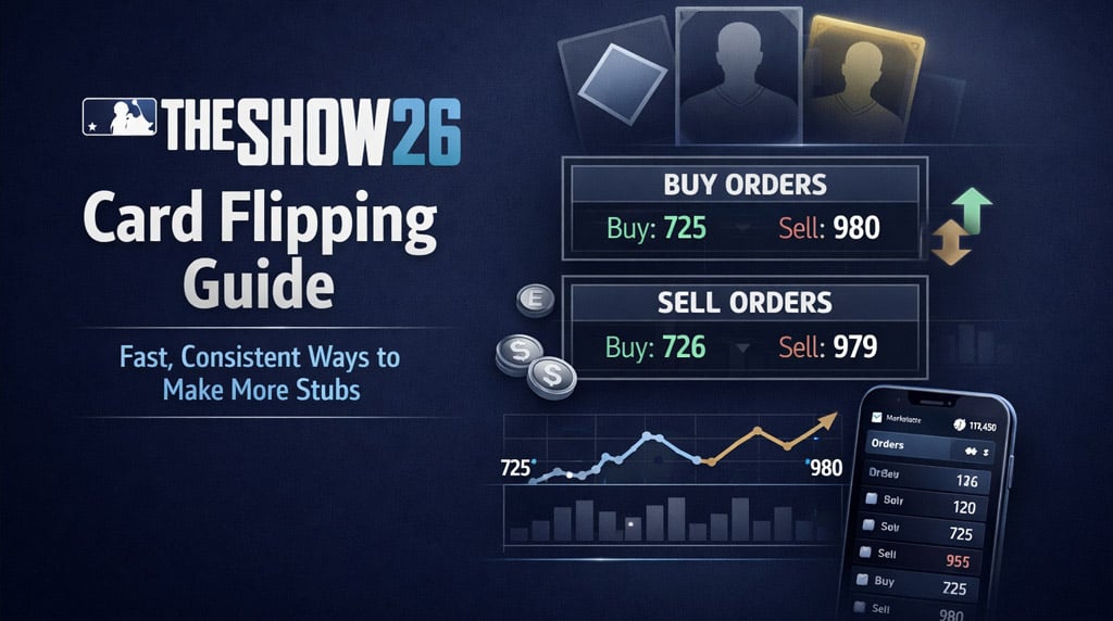 MLB The Show 26 Stubs Guide: How to Flip Cards for Fast, Consistent Profit