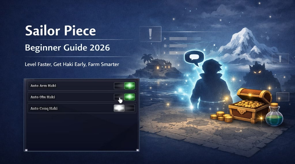 Sailor Piece Best Tips to Level Up Fast, Get Haki Early, and Farm Smarter