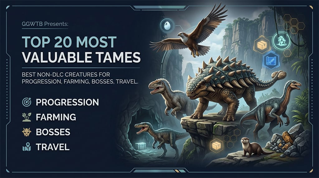 Ark Survival Ascended Best Tames: Most Valuable Non-DLC Creatures for Any Playthrough