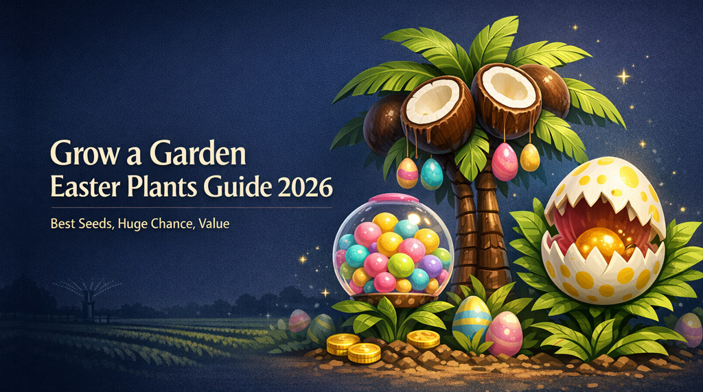 Grow a Garden Easter Plants Guide: Best Seeds, Huge Chance Rates, Biggest Crops, and Value