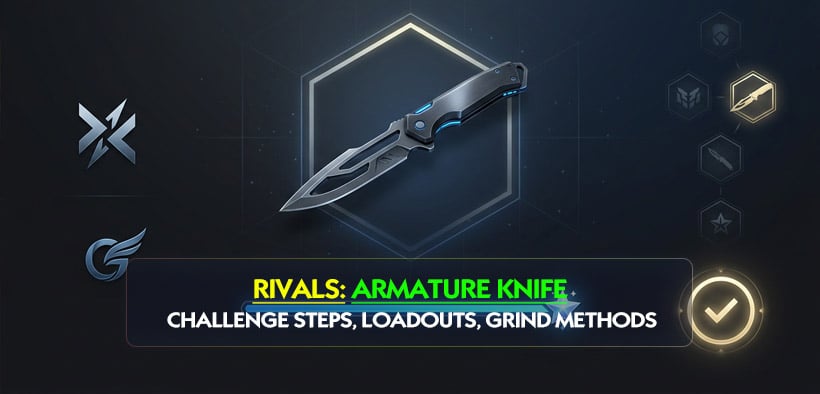 Rivals Unlock Armature Knife: Challenge Steps, Loadouts, Grind methods and Boss Tips