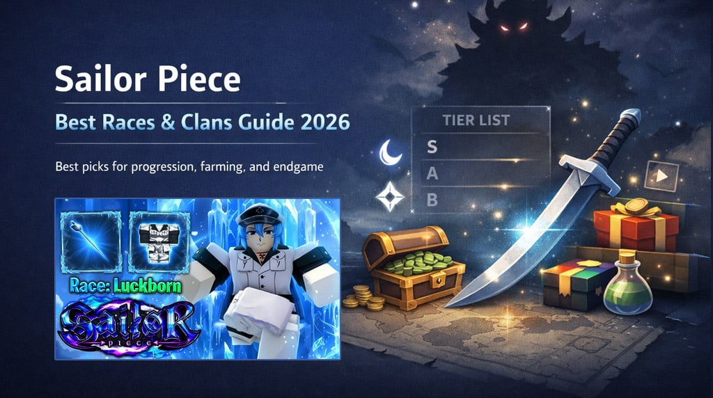 Sailor Piece Best Races and Clans Tier List for Progression, Farming, and Endgame Guides